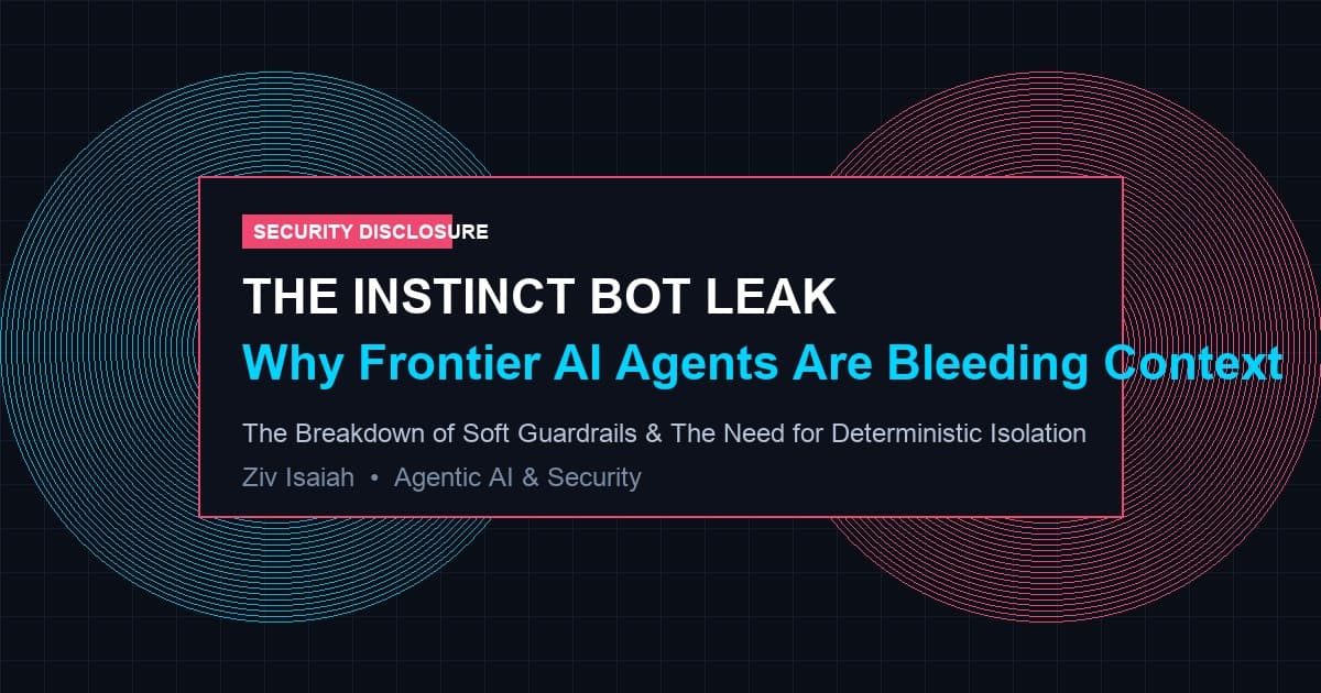 The Instinct Bot Leak: Why Frontier AI Agents Are Bleeding Your Private Data