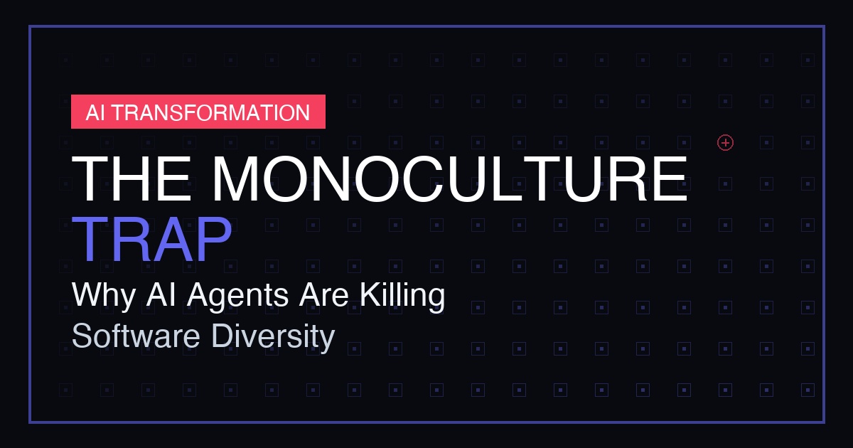 The Monoculture Trap: Why AI Agents Are Killing Software Diversity
